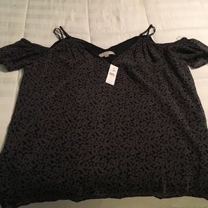 Loft top cold shoulder